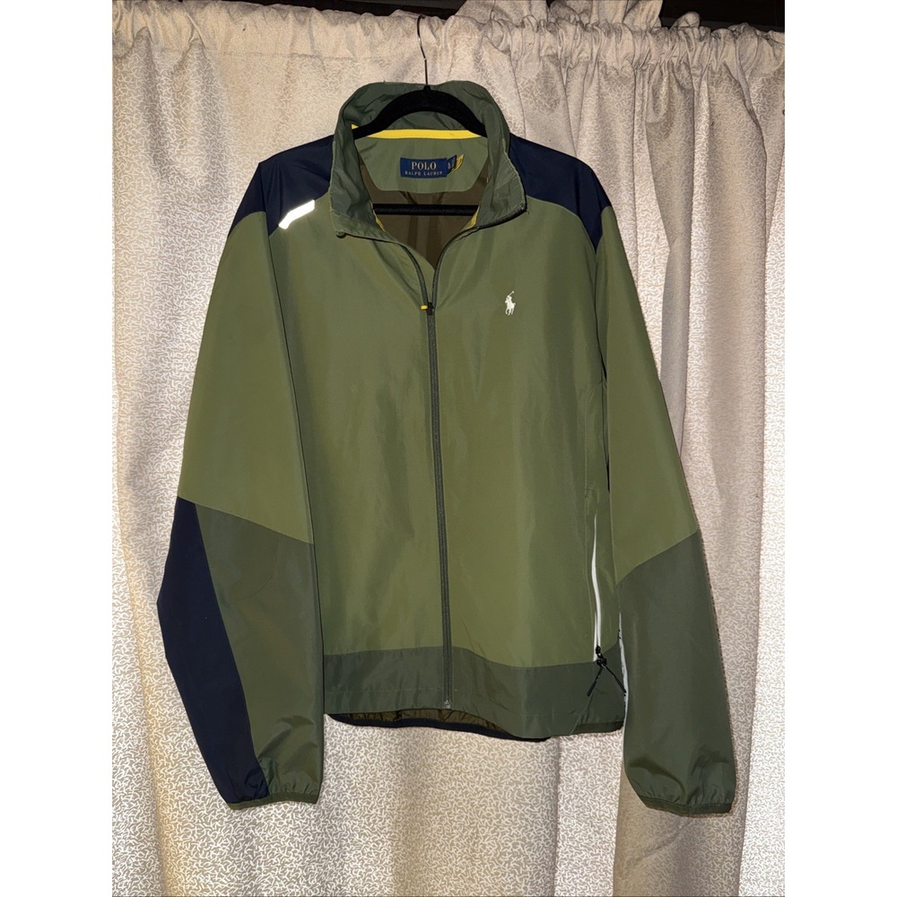 Polo Ralph Lauren windbreaker Light Jacket Green Blue Size X-Large